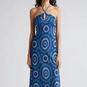 RAMY BROOK aya halter midi dress